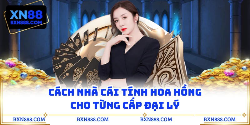 Cách nhà cái tính hoa hồng cho từng cấp đại lý